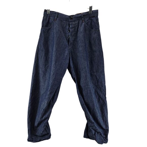 G-Star Raw Jeans Womens Mens 28x30 ARC 3D Loose Chambray Loungewear Cabincore - Picture 3 of 14